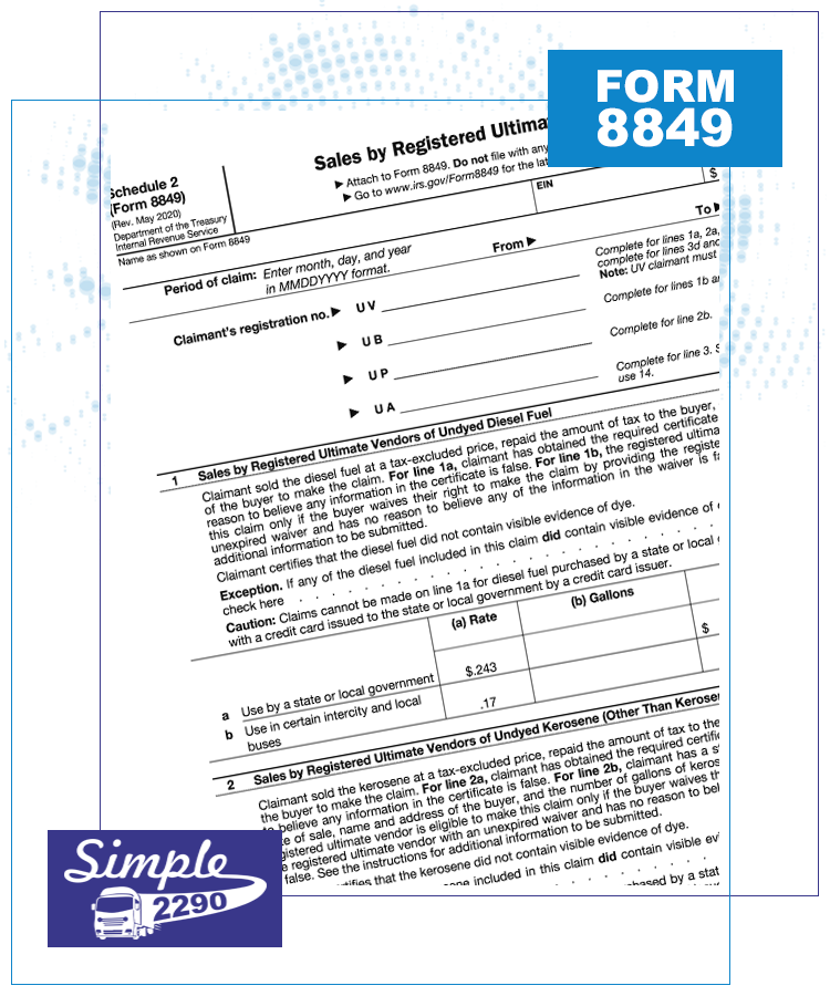 Form 8849 Services